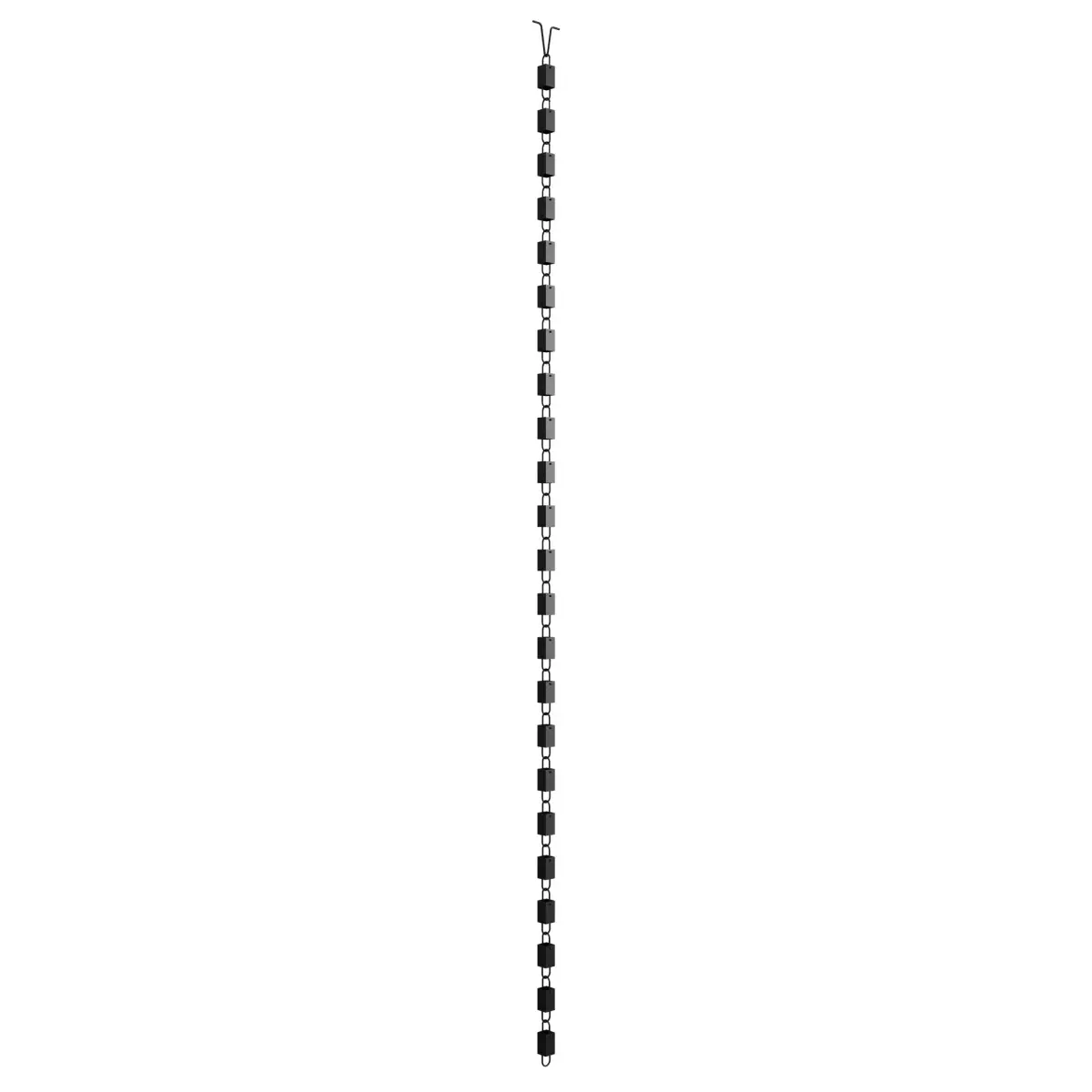 Rain Chains Direct Square Link Rain Chain 2.59 m (8.5 FT) | Durable Black Powder-Coated Aluminum - view 8