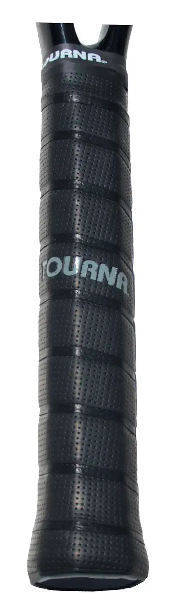 Tourna PRO Tour Grip Thin Replacement Tennis Grip 1.5mm | Tacky, Moisture-Absorbing, Black - view 2