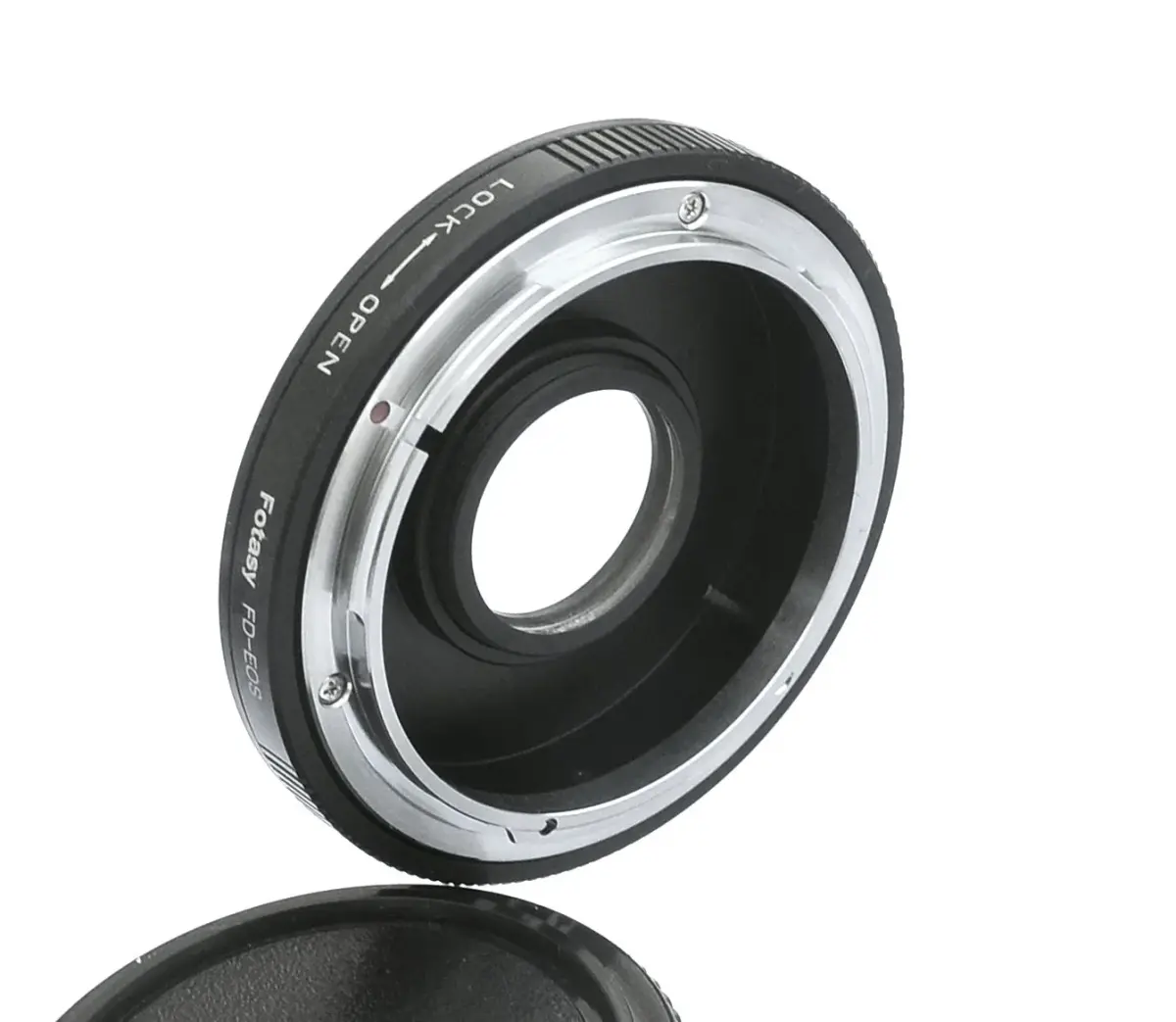 Fotasy FD Lens to Canon EF/EF-S Mount Adapter with Glass Element | Manual Focus Infinity Focus - view 2
