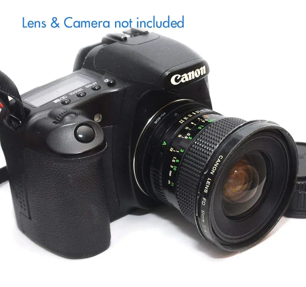 Fotasy FD Lens to Canon EF/EF-S Mount Adapter with Glass Element | Manual Focus Infinity Focus - view 3