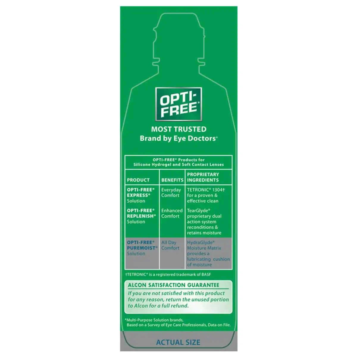 Opti-Free Puremoist Multi-Purpose Contact Lens Solution 296ml (10 Fl Oz) | Doctor Recommended for All-Day Comfort - view 6