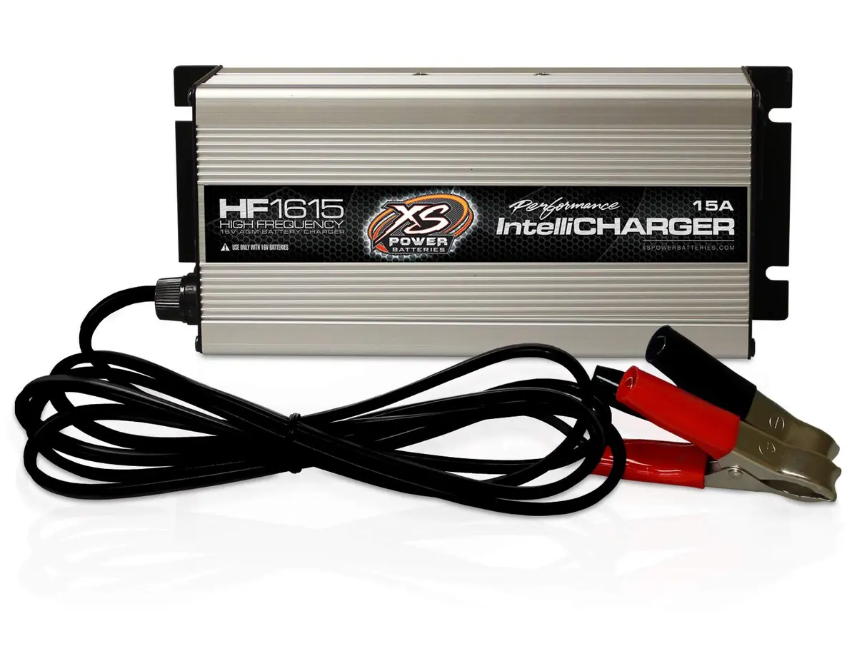 XS Power HF1615 16V 15A AGM IntelliCharger | Advanced Microprocessor Control, Compact & Portable - main product image
