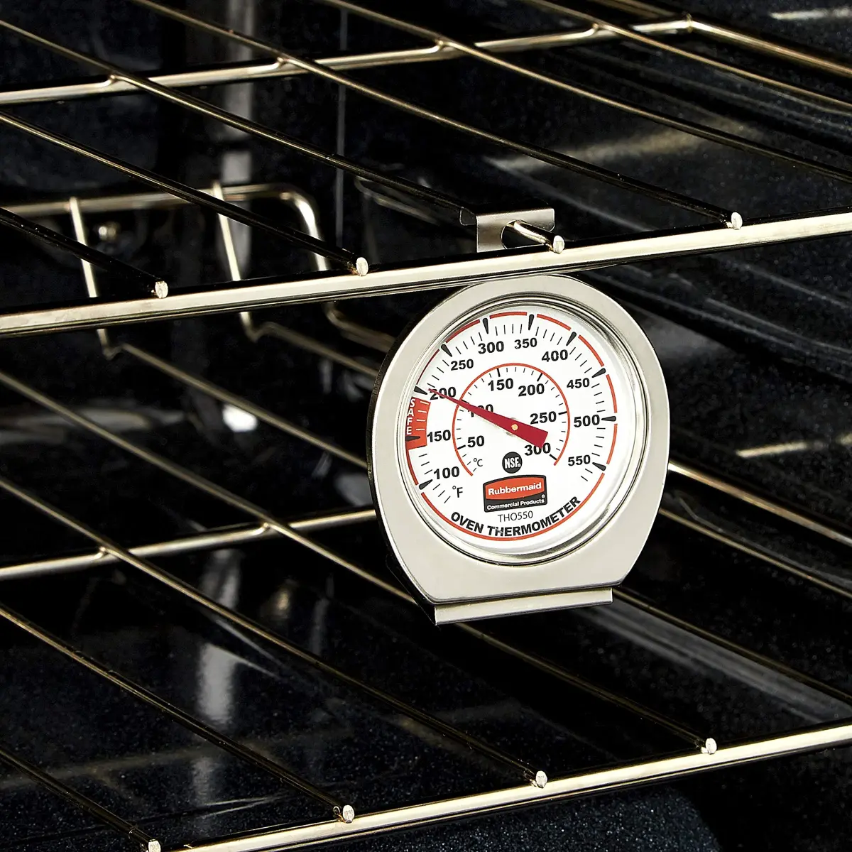 Rubbermaid Commercial Products Stainless Steel Oven Thermometer 60-580°F (20-300°C) | NSF Certified - view 5