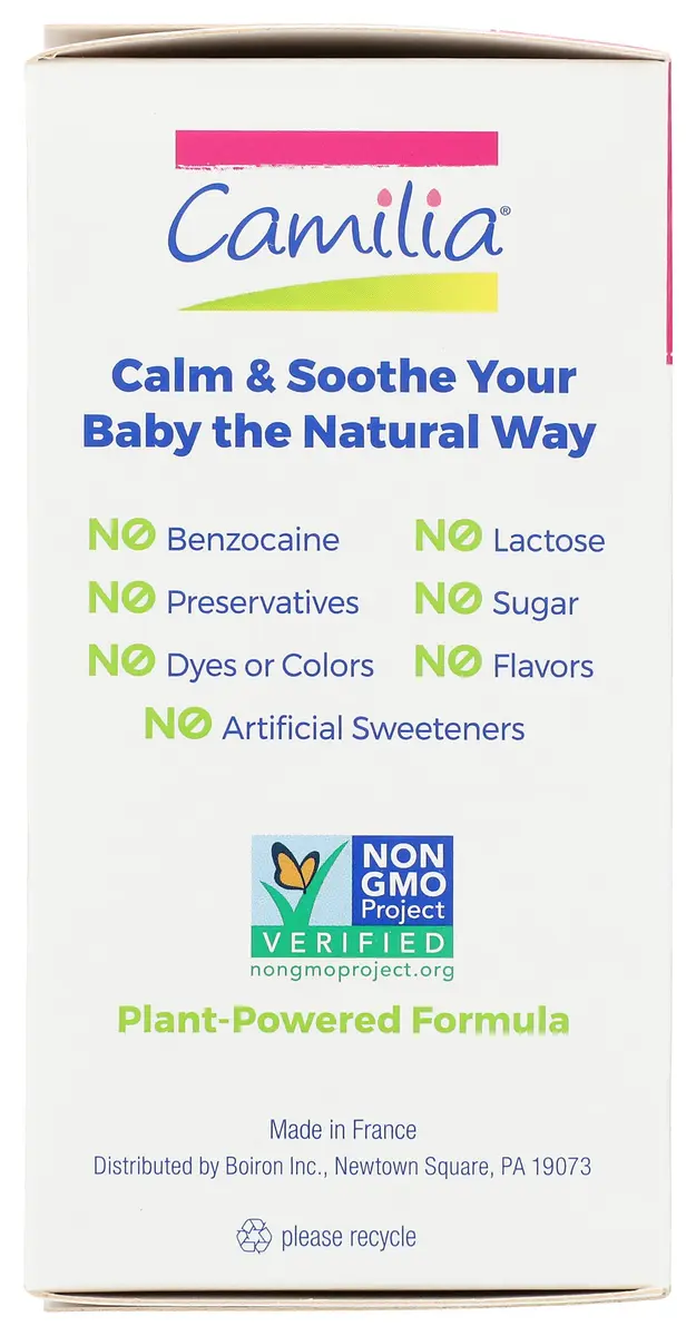 Boiron Camilia Teething Drops 30 Count | Natural Relief for Baby Gums & Irritability - view 4
