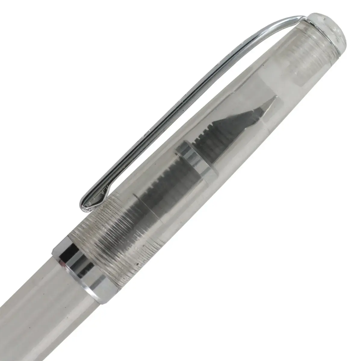 Noodler's Clear Demonstrator Piston Fill Flex Nib Fountain Pen Medium Point | Smooth Ink Flow Writing Instrument - view 6