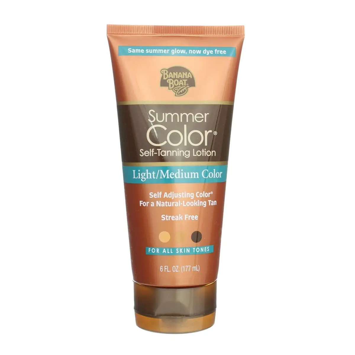 Banana Boat Summer Color Self-Tanning Lotion Light/Medium Color 177ml (6 Fl Oz) | Gradual Tan for All Skin Tones - main product image
