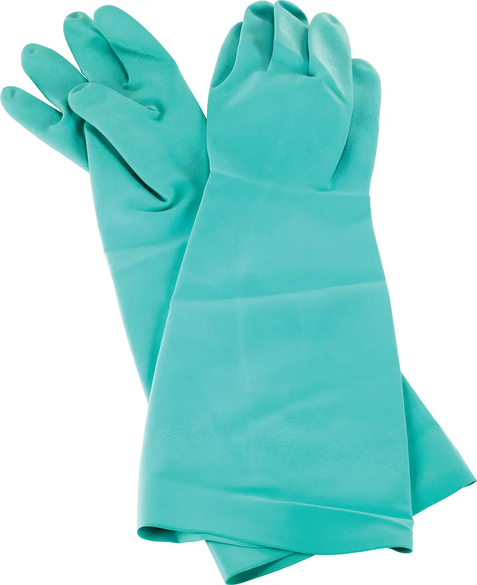 San Jamar Nitrile Dishwashing Gloves Small | Heat-Resistant, Textured Grip, Cotton Lining - main product image