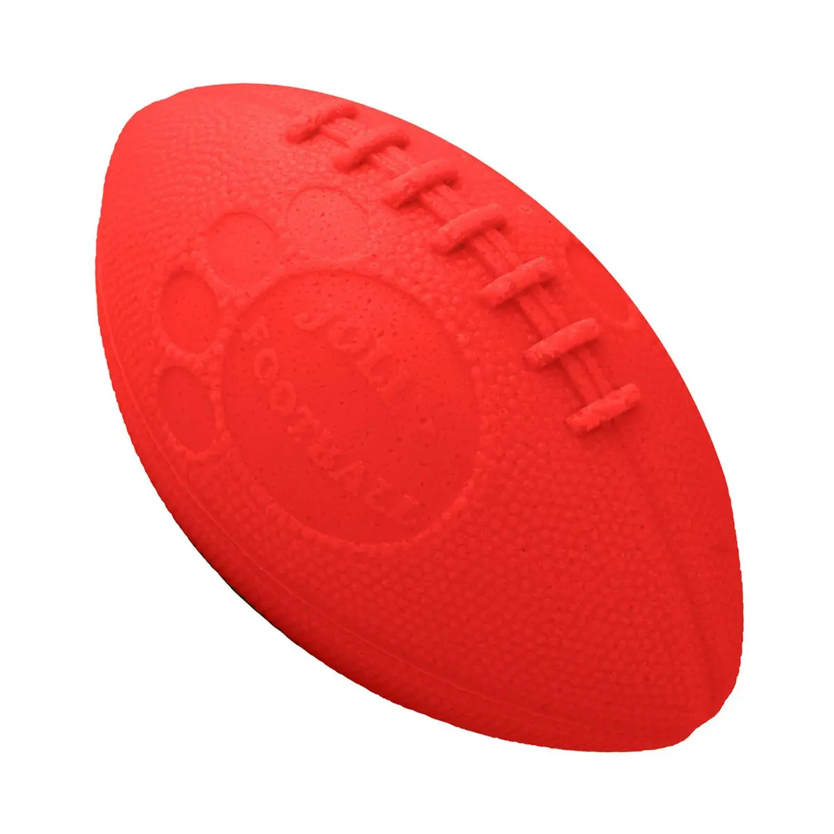 Jolly Pets Jolly Football Dog Toy, 8 in, Orange, Floats | Durable Rubber Fetch Ball for Water Play - main product image
