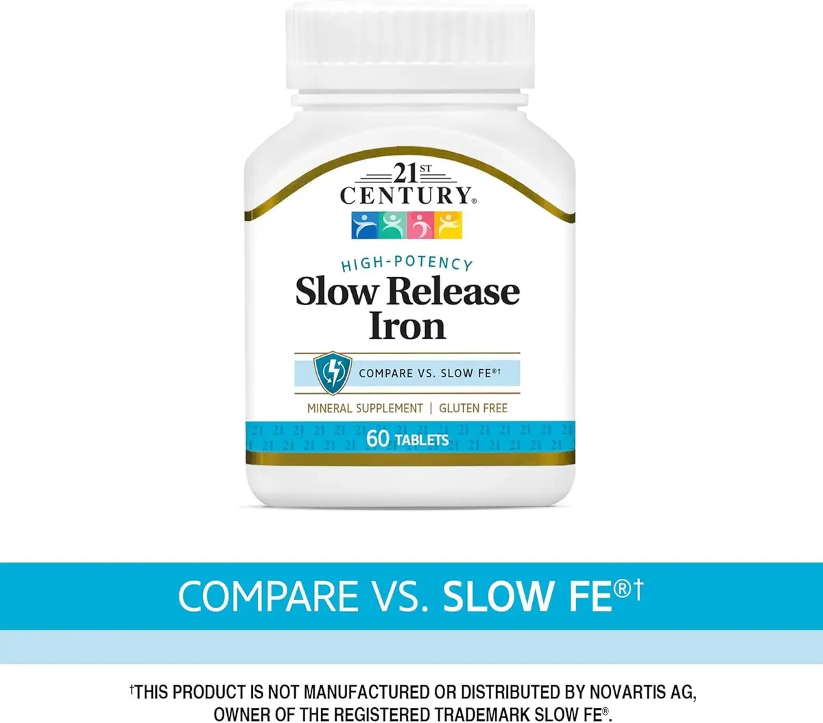 21st Century Slow Release Iron Tablets 60 Count (Pack of 3) | High Potency Mineral Supplement - view 5