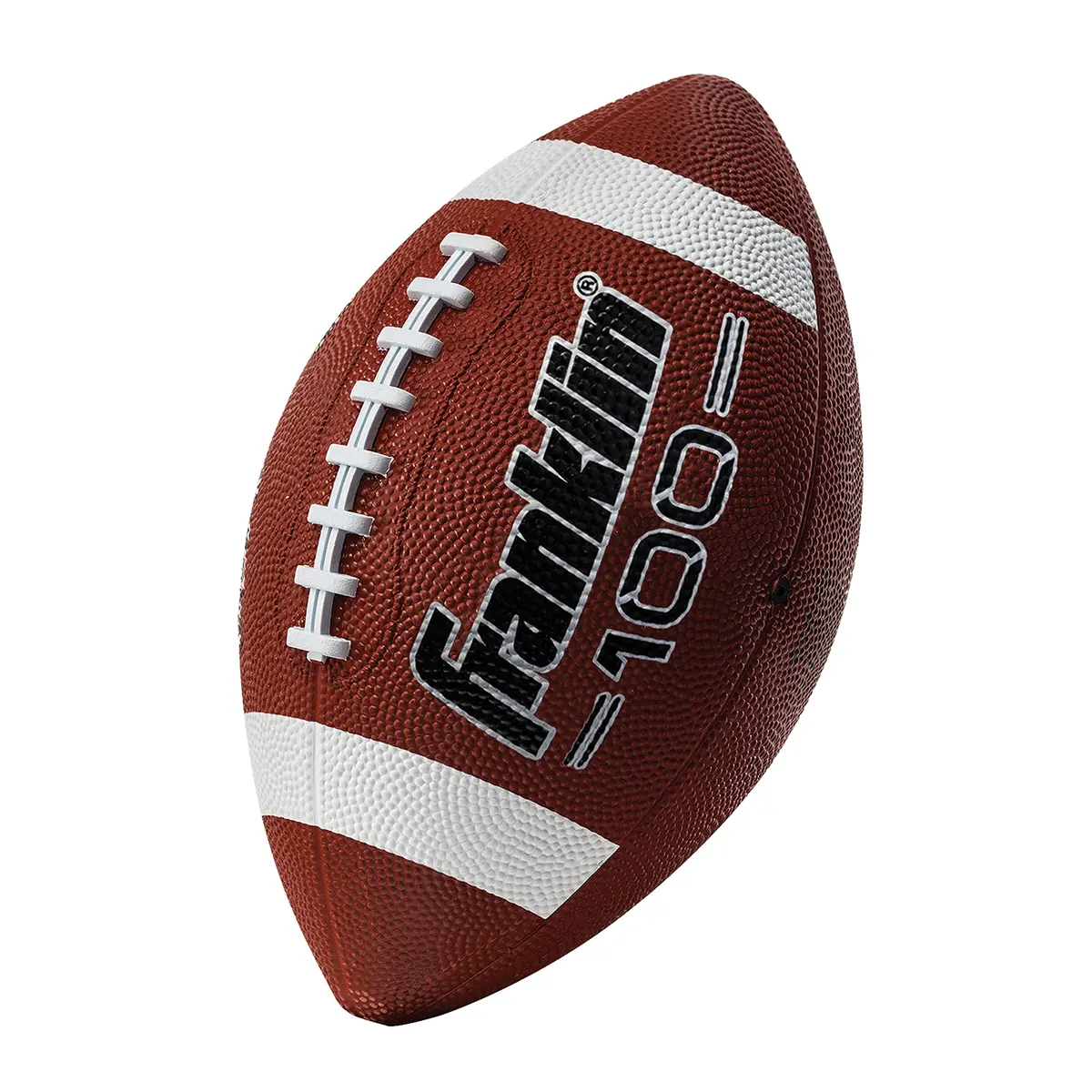 Franklin Sports Grip-Rite 100 Junior Football | Official Junior Size 10" x 6" Rubber Ball - main product image