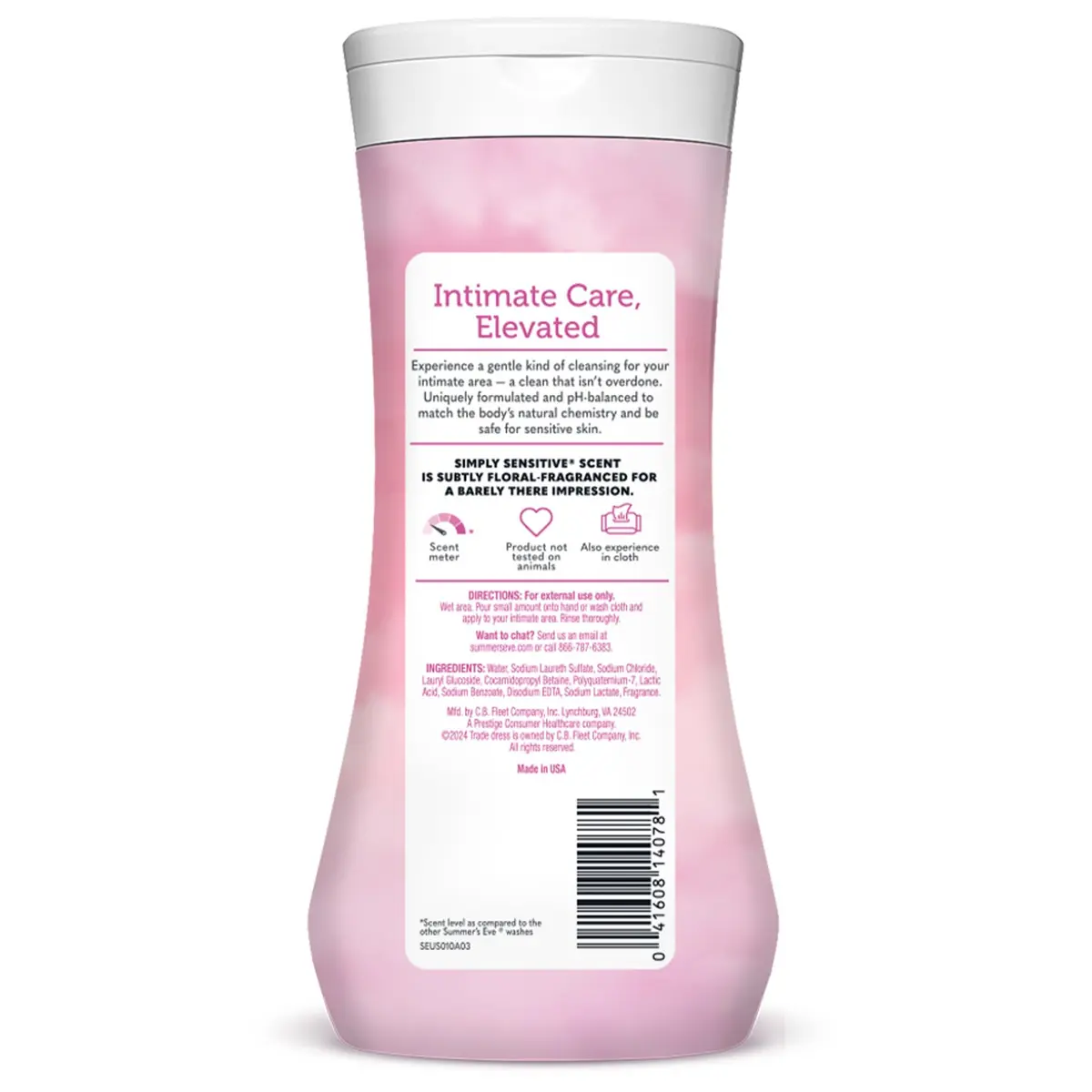 Summer's Eve Simply Sensitive Daily Feminine Wash 443ml (15 Fl Oz) | pH-Balanced for Gentle Daily Cleansing - view 8