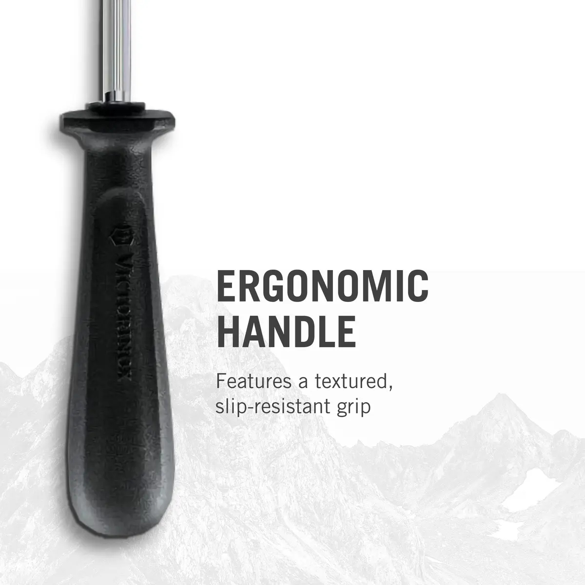 Victorinox Swiss Classic Fibrox Honing Steel 10-Inch (25.4 cm) | Maintains Knife Sharpness - view 4