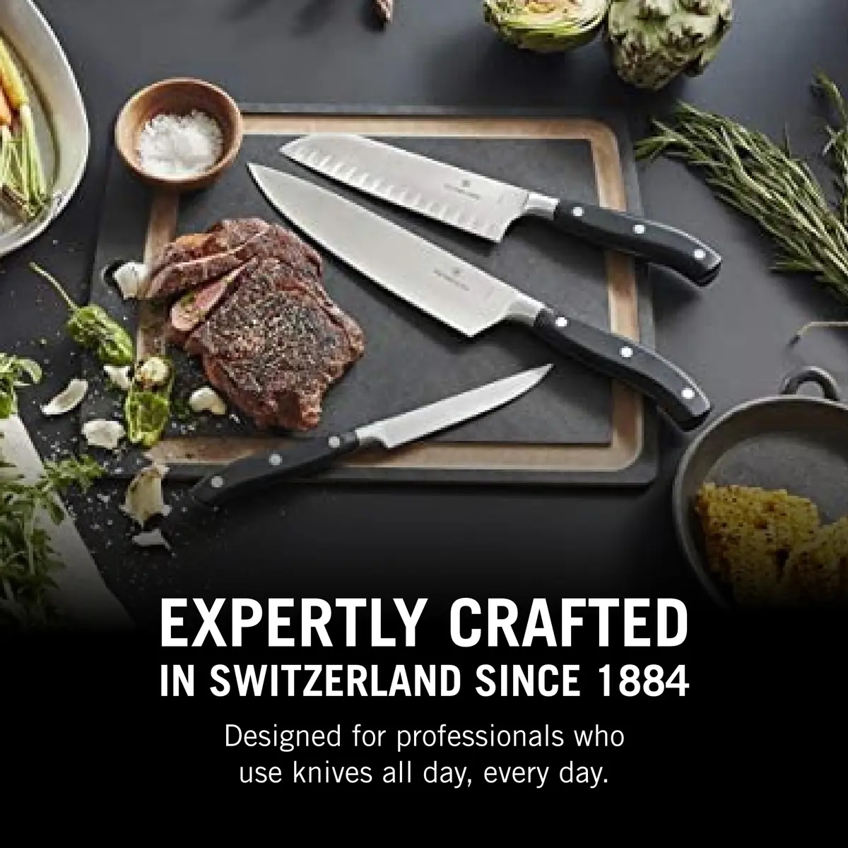 Victorinox Swiss Classic Fibrox Honing Steel 10-Inch (25.4 cm) | Maintains Knife Sharpness - view 7