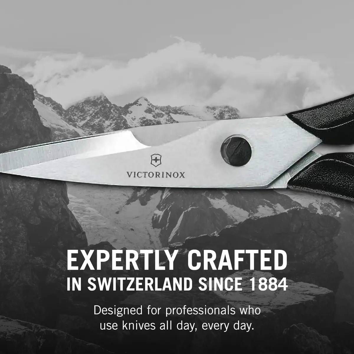 Victorinox Swiss Classic Come Apart Kitchen Shears 25cm (10 inches) | Micro-Serrated Blades for Herbs & Poultry - view 6