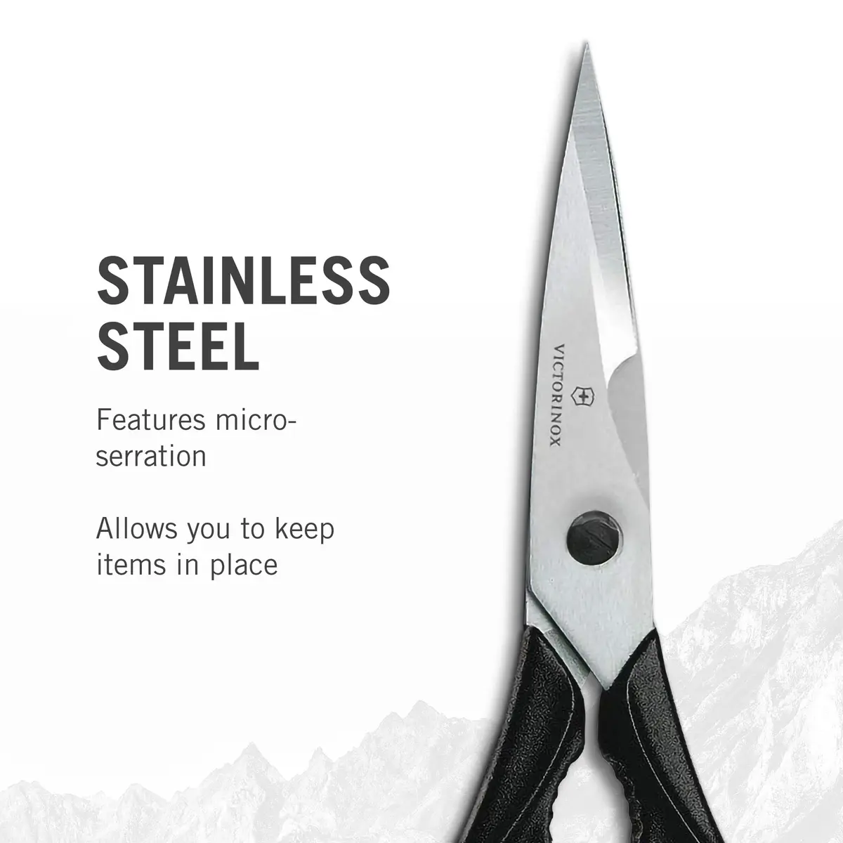 Victorinox Swiss Classic Come Apart Kitchen Shears 25cm (10 inches) | Micro-Serrated Blades for Herbs & Poultry - view 2