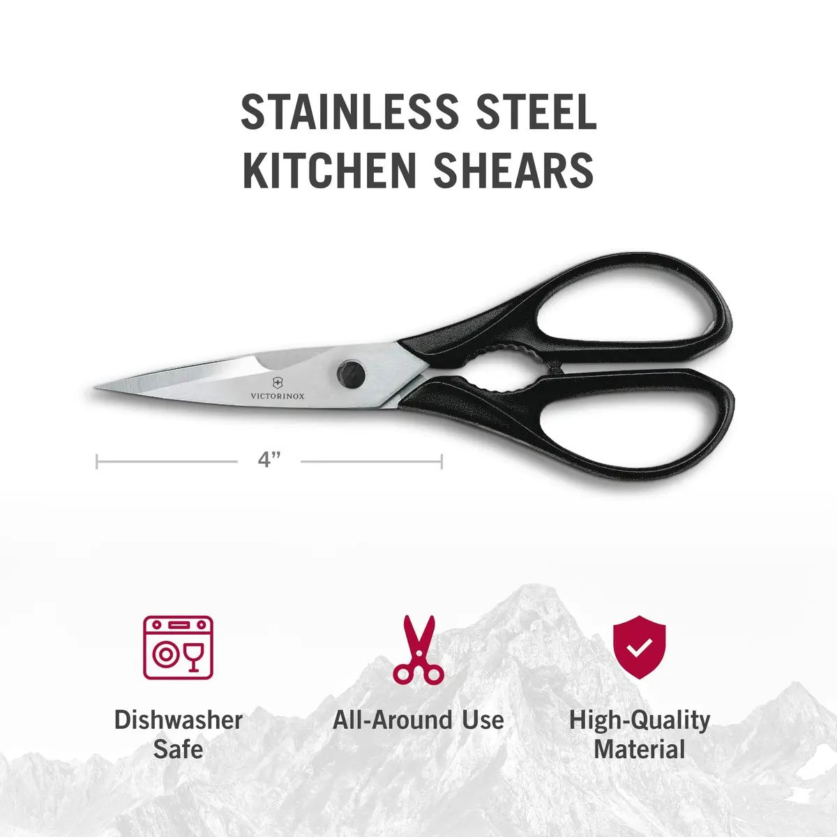 Victorinox Swiss Classic Come Apart Kitchen Shears 25cm (10 inches) | Micro-Serrated Blades for Herbs & Poultry - view 4