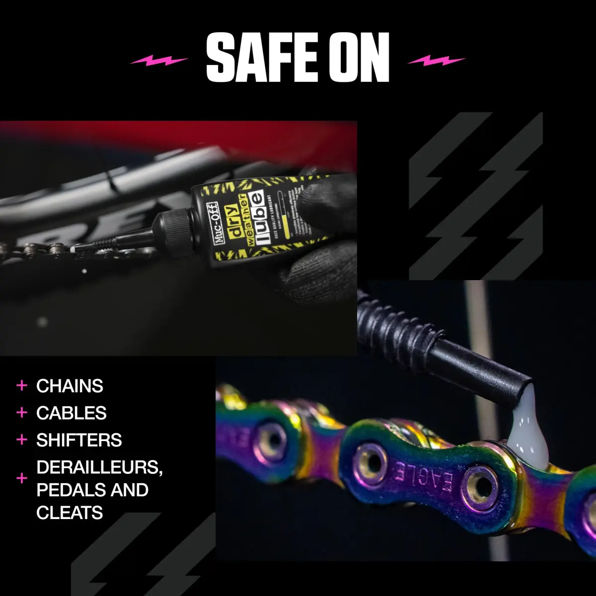 Muc-Off Dry Chain Lube 50ml (1.7 Fl Oz) | Biodegradable Bike Lubricant for Dry, Dusty Conditions - view 4
