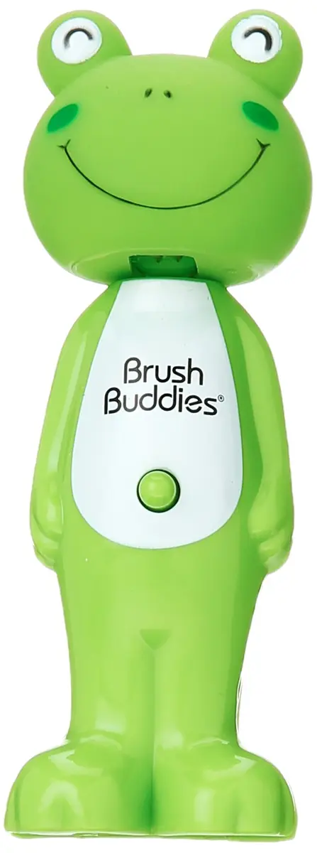 Brush Buddies Leapin' Louie Toothbrush | Fun Pop-Up Action, Soft Bristles, BPA-Free - view 2