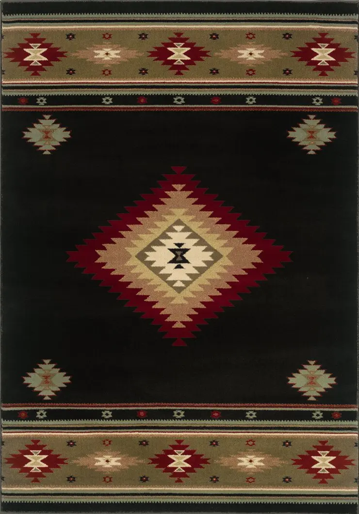 Oriental Weavers Hudson 074a1 7'8" Round Rug | Modern, Fade-Resistant Polypropylene - main product image