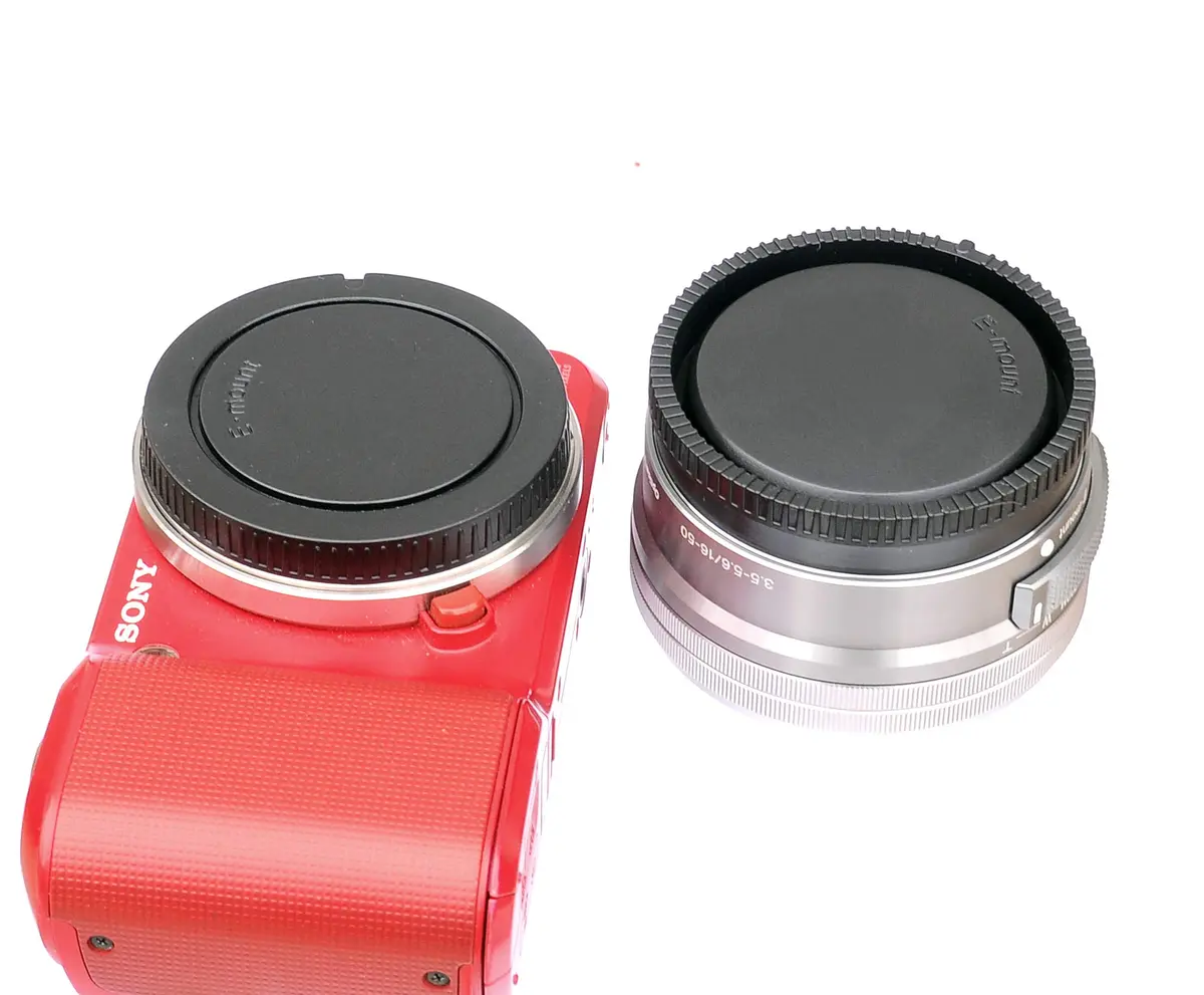 Fotasy E Mount Rear Lens Cap & Body Cap 5-Pack | Protects Sensor & Lenses from Dust & Scratches - view 2
