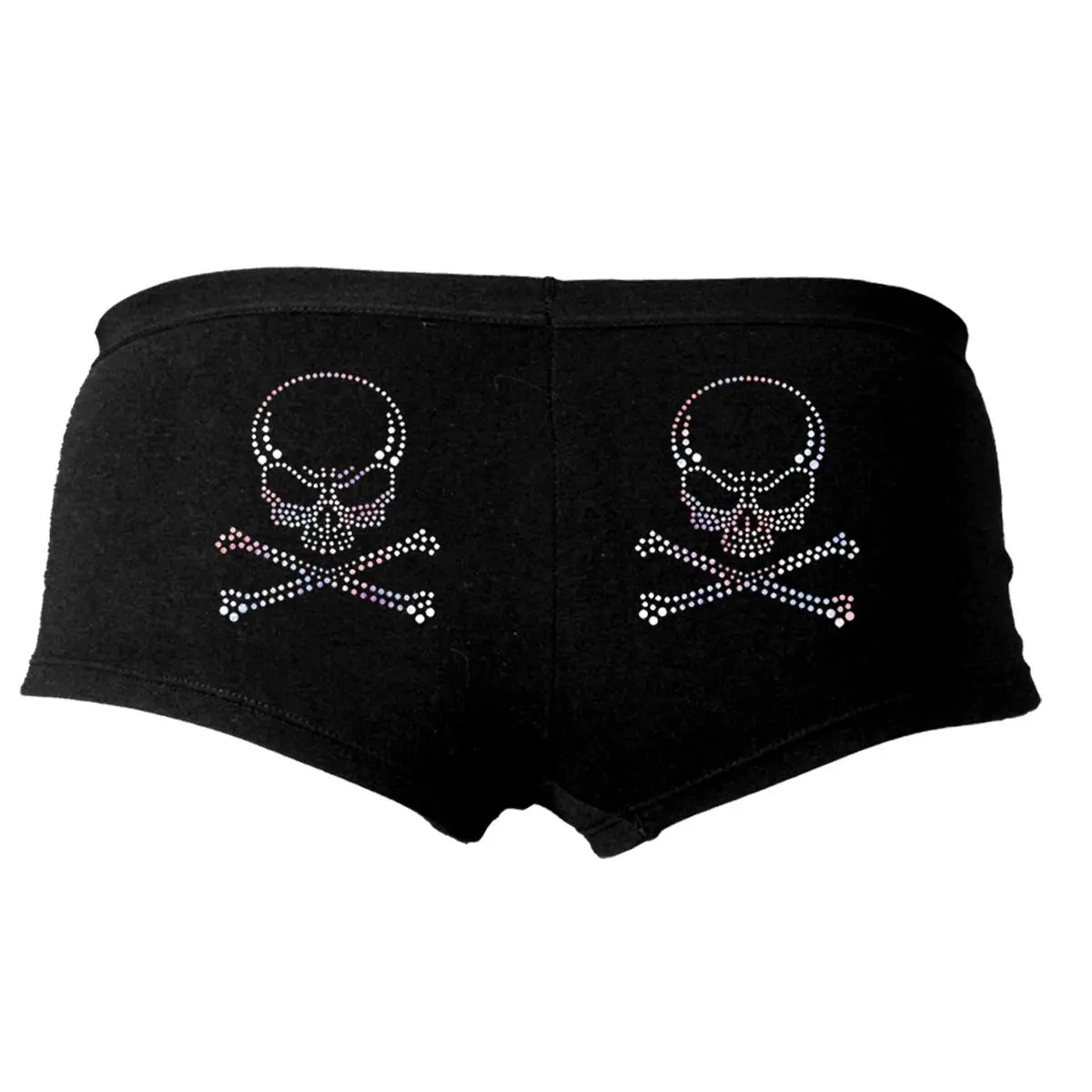 Hot Leathers Boy Shorts Skull & Crossbones M | Sexy Printed Cotton-Spandex Underwear - view 4