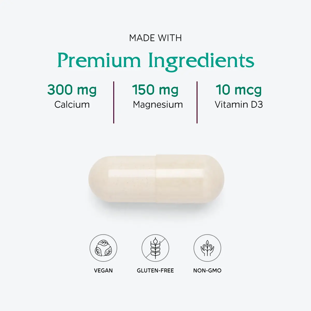 Vitanica OsteoBlend 120 Capsules | Complete Bone Support with Vitamin D & Magnesium - view 4