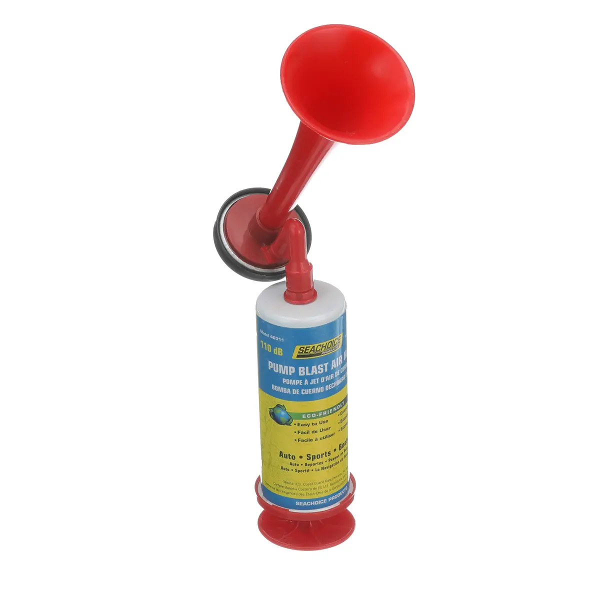 Seachoice Reusable Eco-Friendly Pump Blast Air Horn 110 dB for Boating, Auto and Sports | Loud, Coast Guard Compliant - view 2