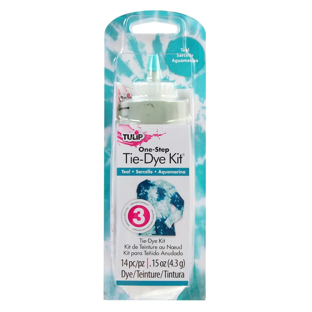 TULIP One-Step Tie-Dye Kit, Vibrant Colors for Fabric 4 fl oz | Easy, Mixable, Natural Fiber Dye - main product image
