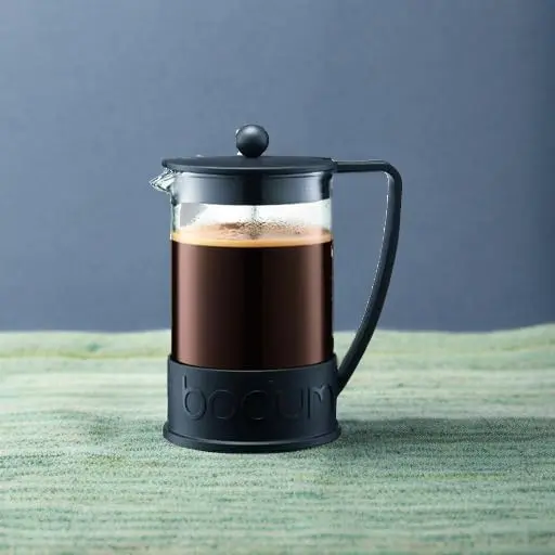 Bodum Brazil French Press Coffee Maker 1.5L (51oz) | Borosilicate Glass & Stainless Steel, Black - view 5