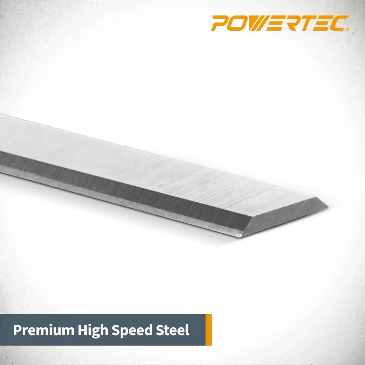 POWERTEC 13-1/8 Inch HSS Planer Blades (2-Pack, 333mm x 12mm x 1.5mm) | Premium Woodworking Replacement Knives - view 3