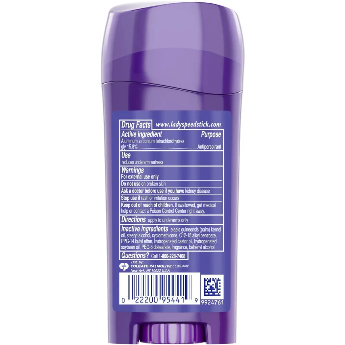 Lady Speed Stick Deodorant 2.3 Ounce Shower Fresh | All Day Odor & Sweat Protection - view 2
