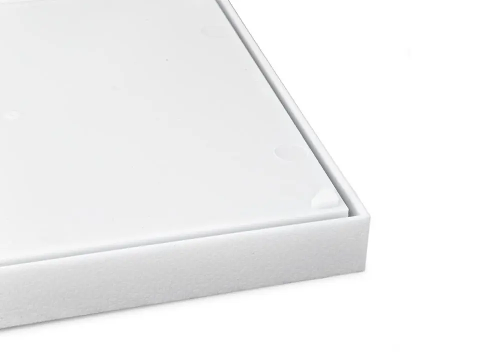 Jewelry Displays & Boxes White Stackable Jewelry Tray 1/2 Size 20cm (7.5" W x 8.5" D x 1" H) | Minimalist Plastic Organizer - view 2