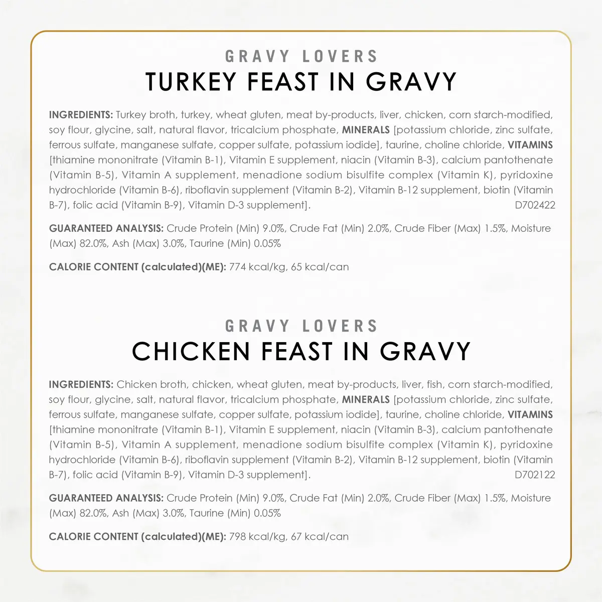 Fancy Feast Gravy Lovers Poultry & Beef Wet Cat Food 3oz | Gourmet Flavor Assortment, Complete & Balanced (70-120 chars) - view 5