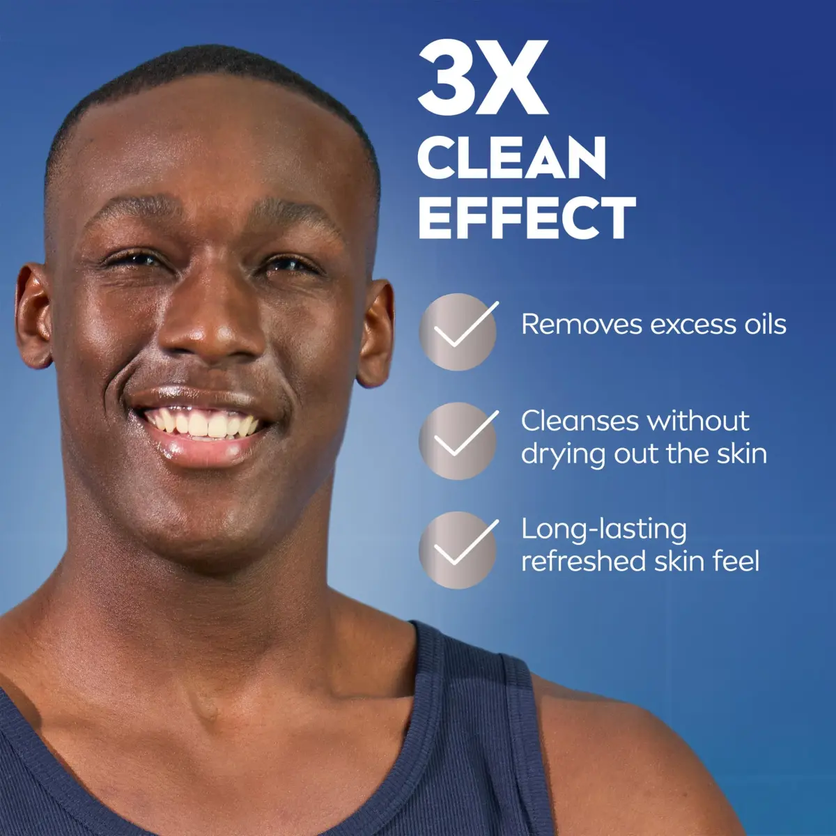 NIVEA MEN Maximum Hydration Face Wash 148ml (5 Fl Oz) | Gentle Cleansing for Dry Skin - view 6