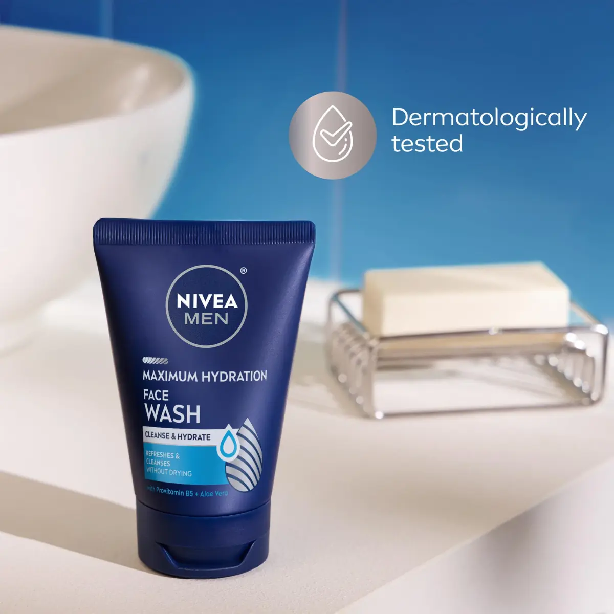 NIVEA MEN Maximum Hydration Face Wash 148ml (5 Fl Oz) | Gentle Cleansing for Dry Skin - view 7