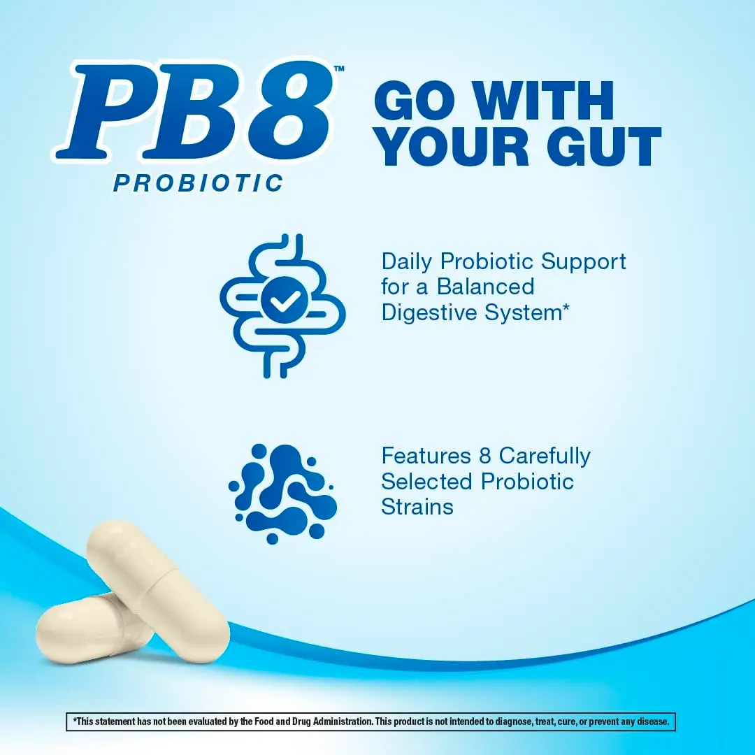 PB8 Probiotic 14 Billion CFU | 120 Capsules | 8 Strains for Digestive Support - view 4