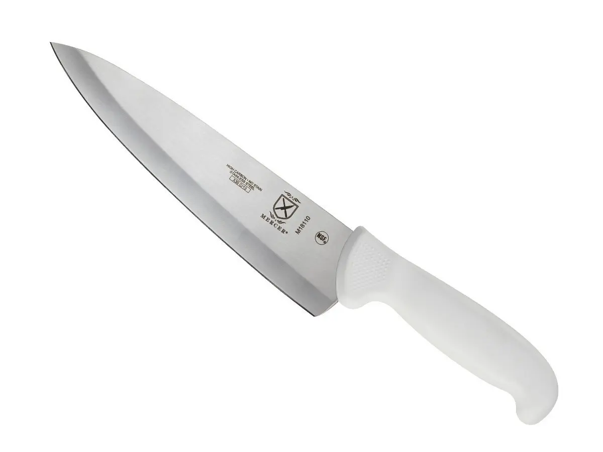 Mercer Culinary Ultimate White 8 Inch Chef's Knife | High-Carbon Japanese Steel Blade - main product image