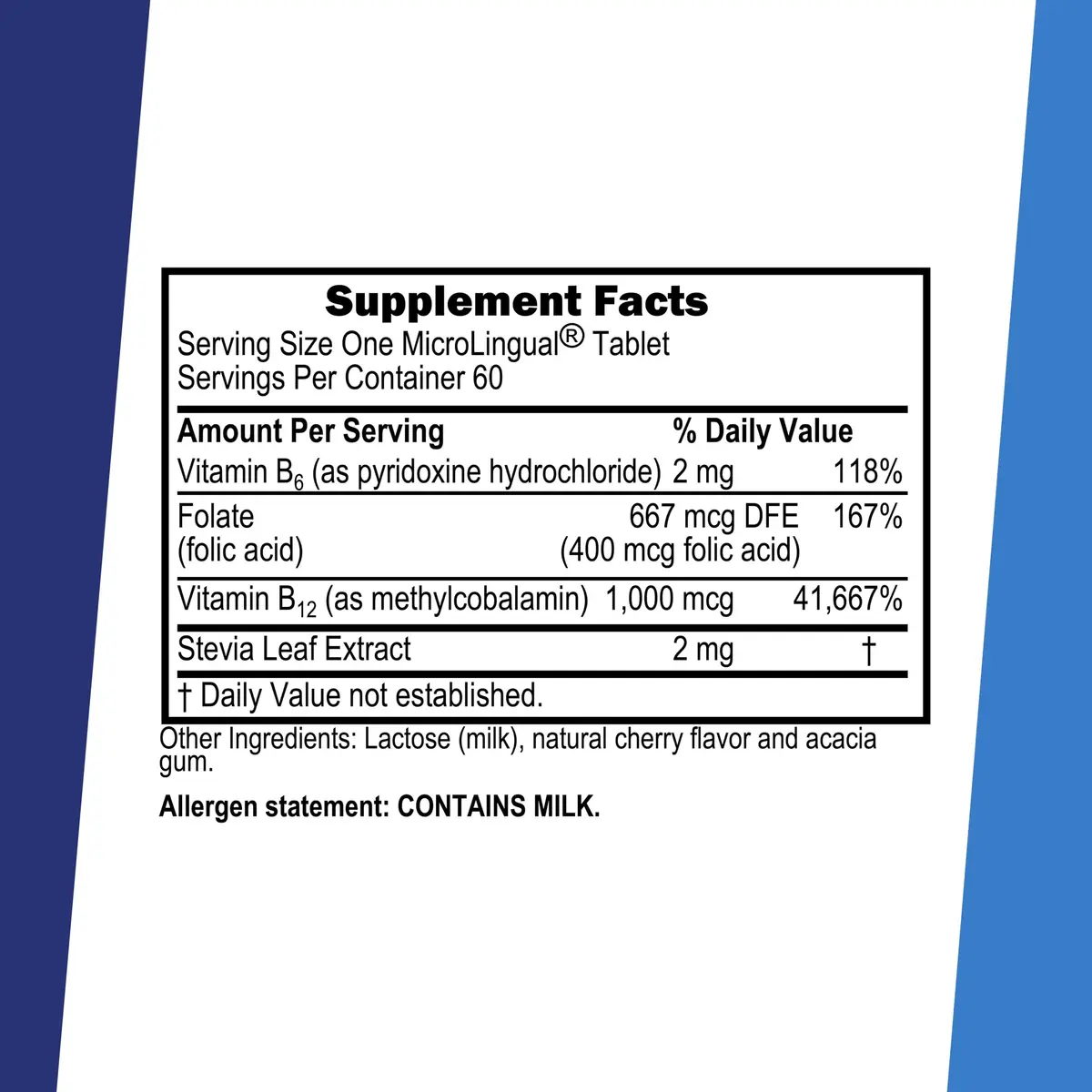 Superior Source Vitamin B-12 1,000 mcg, B-6, Folic Acid 400 mcg | Sublingual Tablets for Energy & Heart Support - view 2
