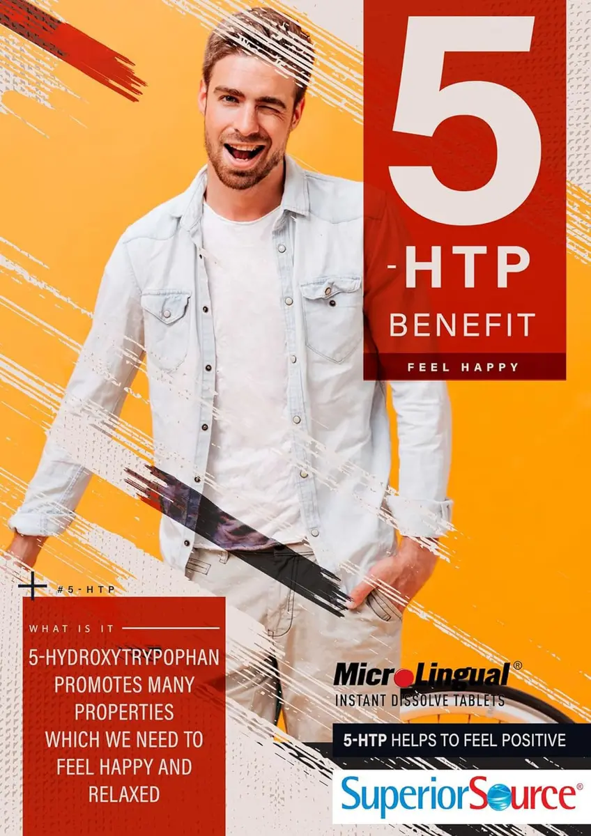 Superior Source 5-HTP 50 mg | Sublingual Tablets for Sleep & Relaxation (60 Count) - view 6