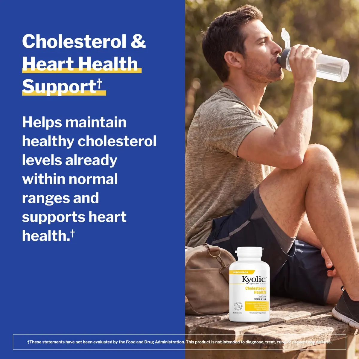 Kyolic Aged Garlic Extract Cholesterol Health Formula 104, 200 Capsules | Supports Healthy Cholesterol Levels & Cardiovascular Health - view 4