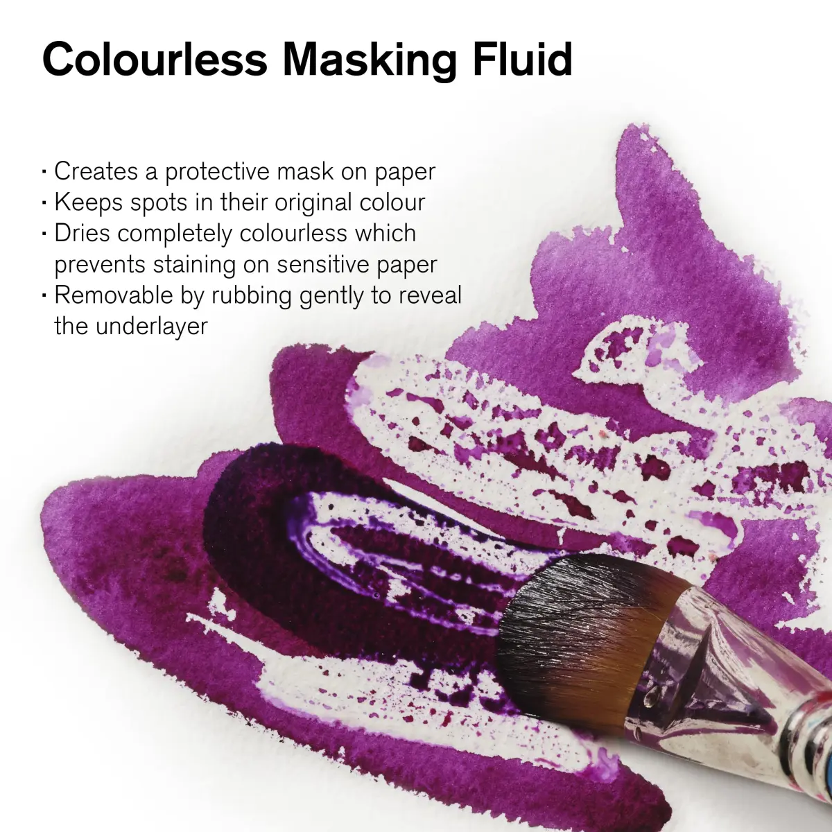 Winsor & Newton Art Masking Fluid, Colourless 75ml (2.53 Fl Oz) | Protects Areas During Watercolor Washes - view 2