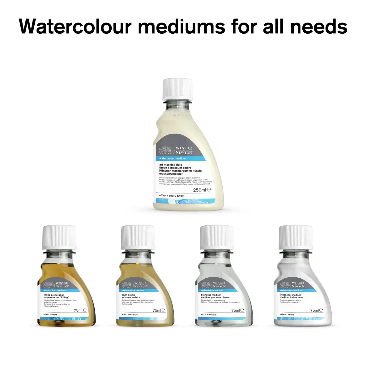 Winsor & Newton Watercolor Medium Gum Arabic 75ml (2.53 Fl Oz) | Controls Wet Color Spread & Slows Drying - view 7