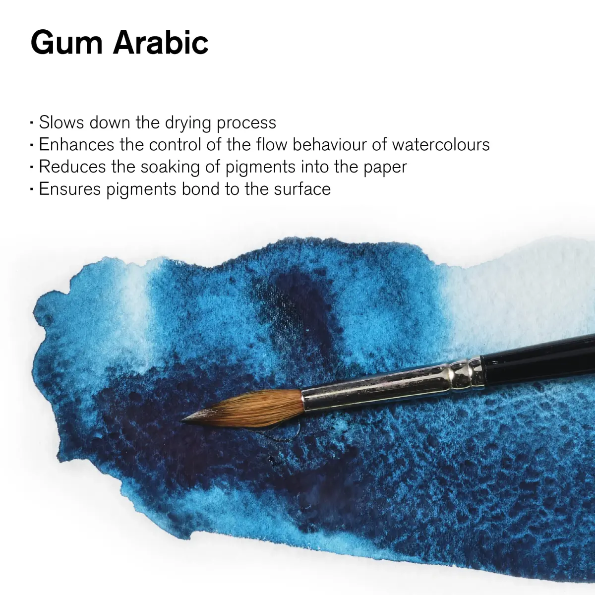 Winsor & Newton Watercolor Medium Gum Arabic 75ml (2.53 Fl Oz) | Controls Wet Color Spread & Slows Drying - view 2