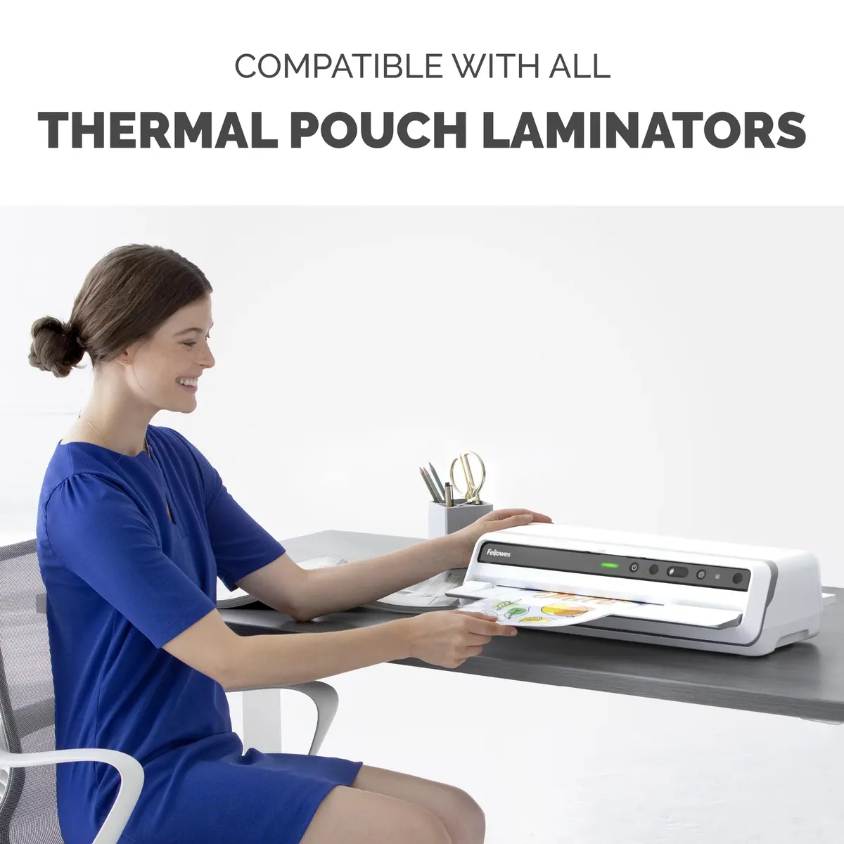 Fellowes Thermal Laminating Pouches Letter Size Sheets 10 Mil 50pk | Clear, Durable, Compatible with All Laminators - view 8