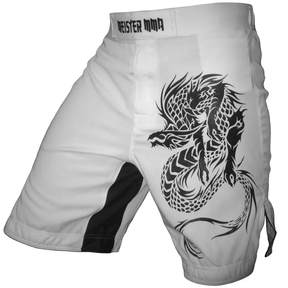 Meister MMA Dragon Hybrid Flex Board Shorts White (35/36 XL, 0.23 kg) - main product image