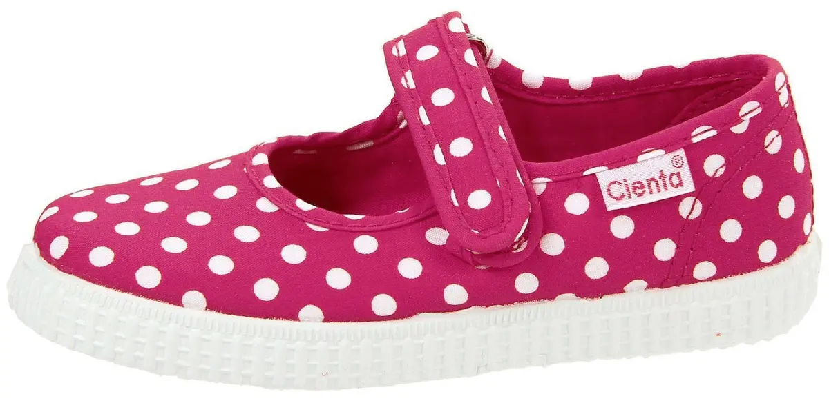 Cienta Baby Girls Mary Jane Flat, Fuchsia, 4 Infant US | Classic, Adjustable Strap, Eco-Friendly - view 2
