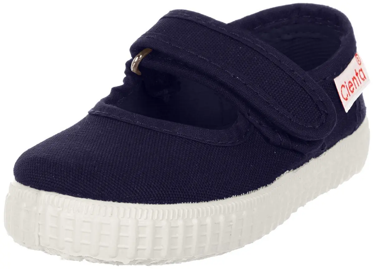 Cienta Baby Girls Mary Jane Flat 2.5 Infant Navy | Classic Style & Eco-Friendly Comfort - main product image