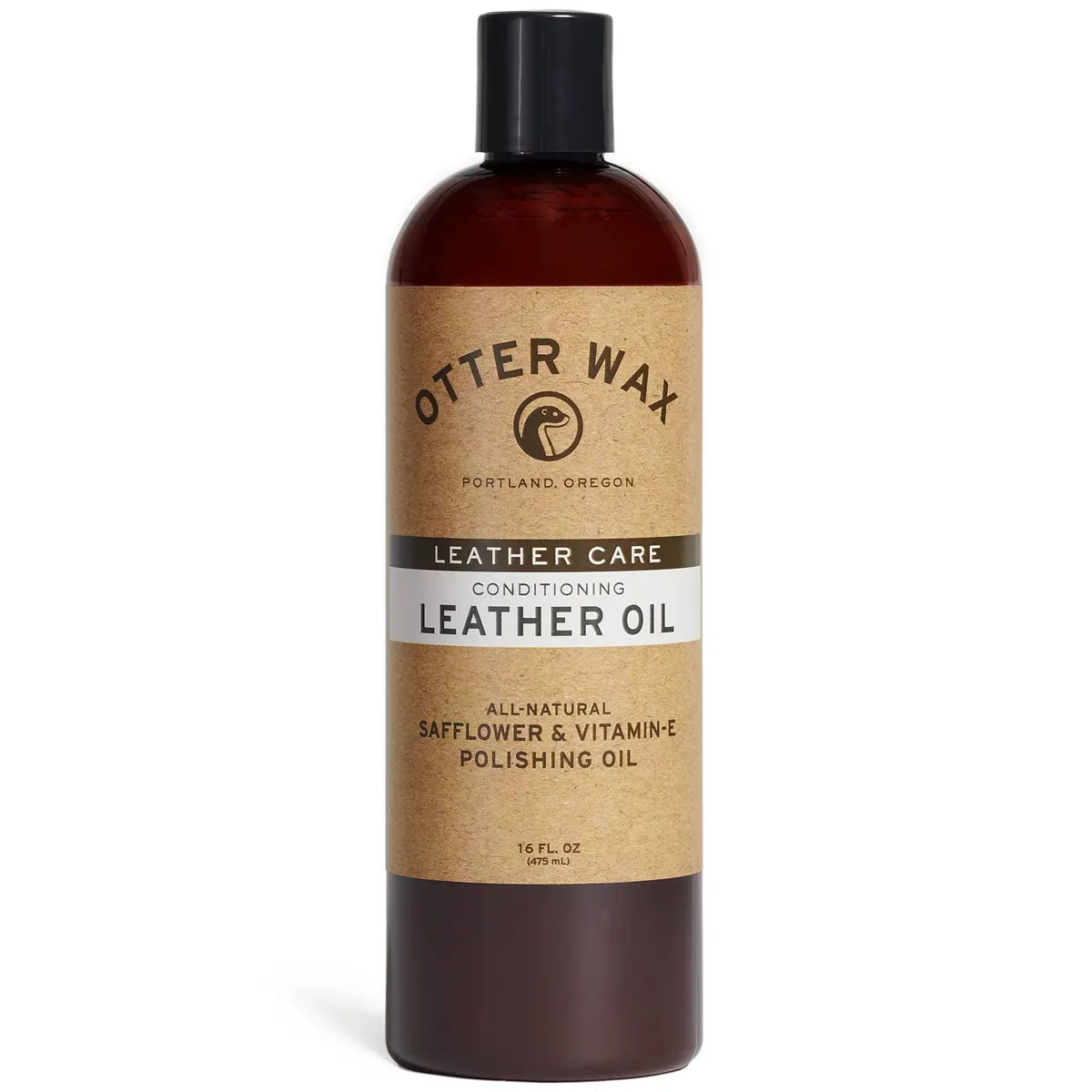 Otter Wax Leather Oil | 5 oz | Leather Cleaner & Conditioner | All-Natural Leather Care - main product image