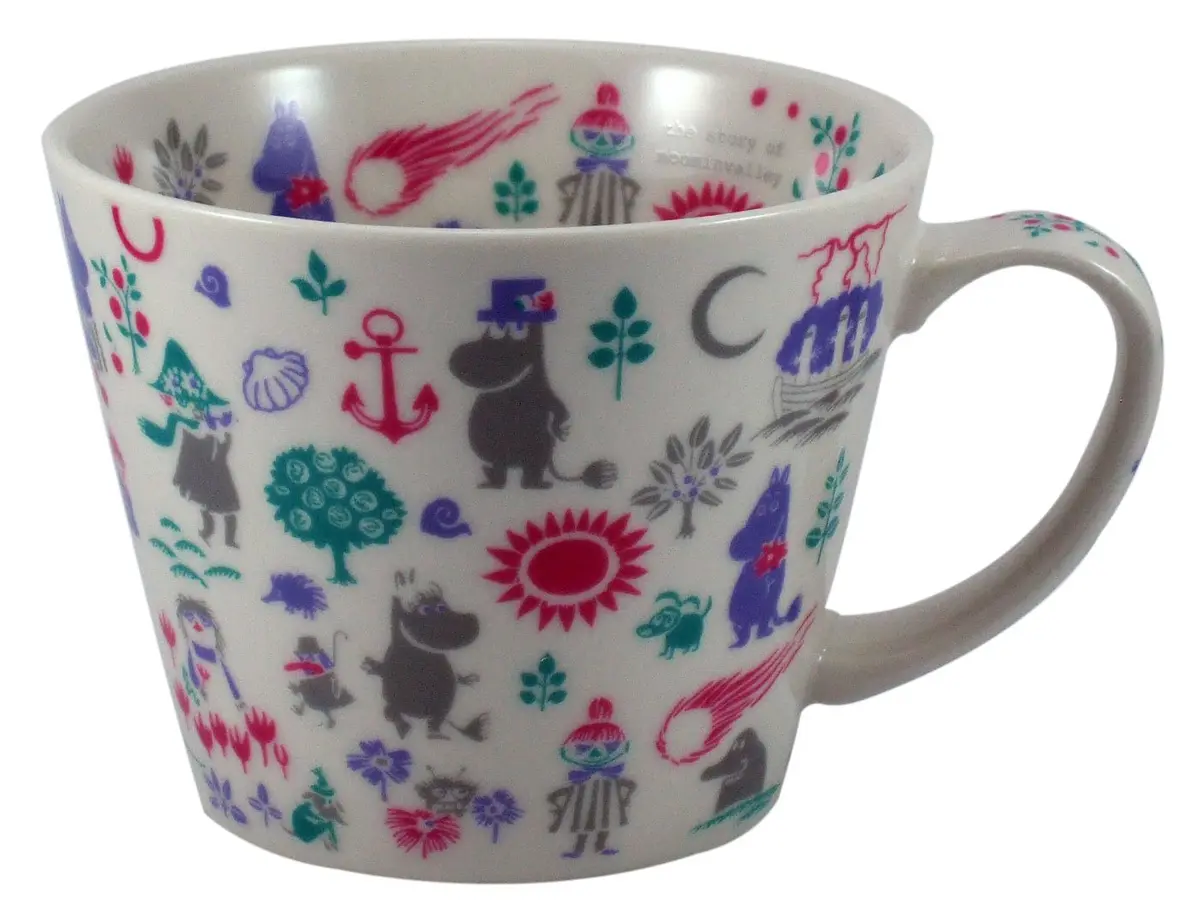 山加商店 MOOMIN MM324-36 Soup Mug | Microwavable Porcelain, 400ml, Scandinavian Design - main product image