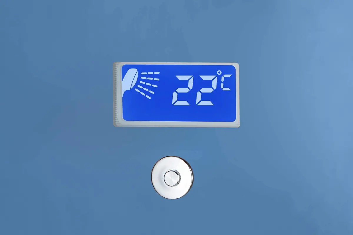 Blue Ocean 52" Stainless Steel Shower Panel Tower System Rainfall Jets LED Display | Luxury Bathroom Fixture - view 8